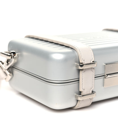 Christian Dior X RIMOWA Aluminum Personal Clutch On Strap Silver 9 of 10
