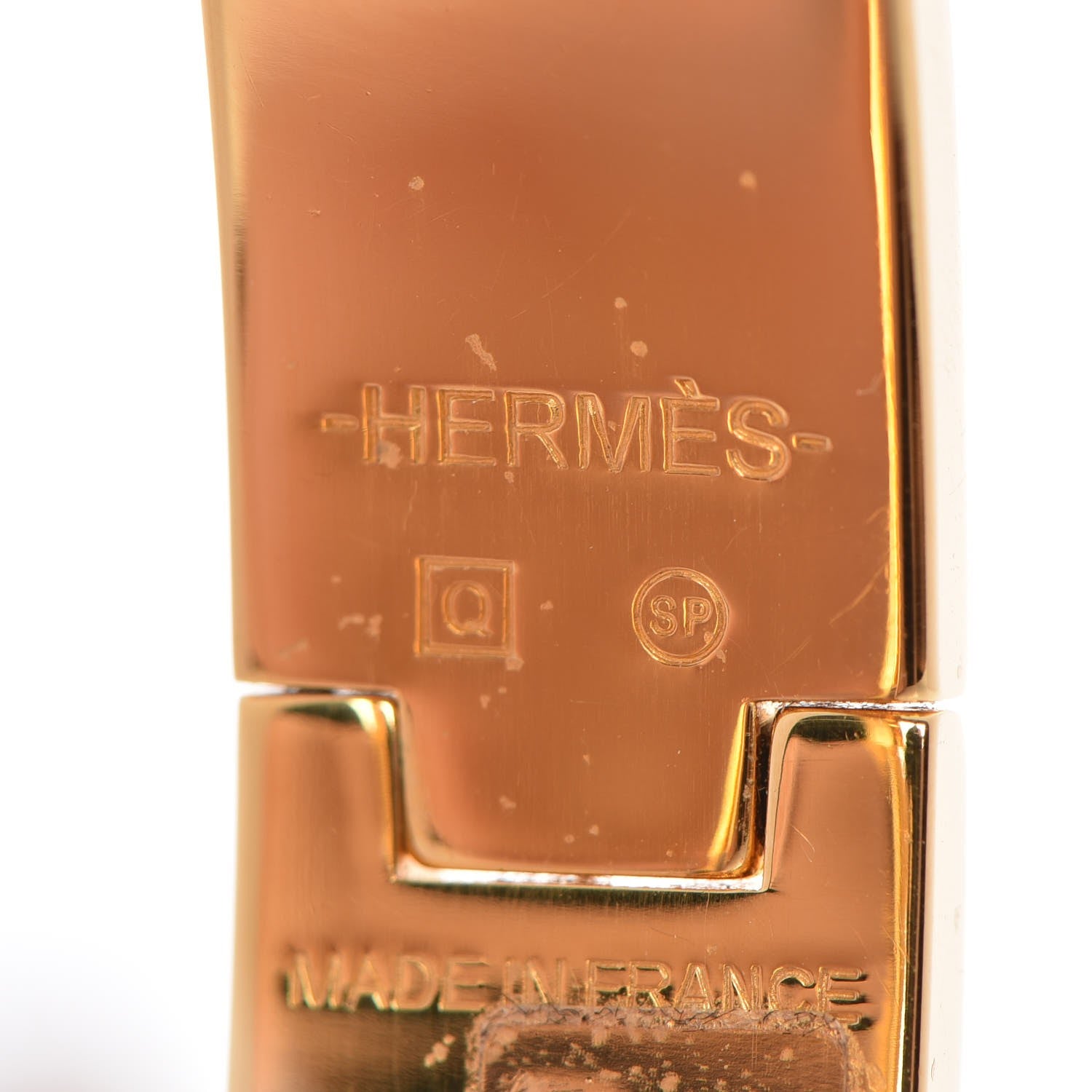 Hermes Enamel Narrow Clic Clac H Bracelet GM Black 7 of 9