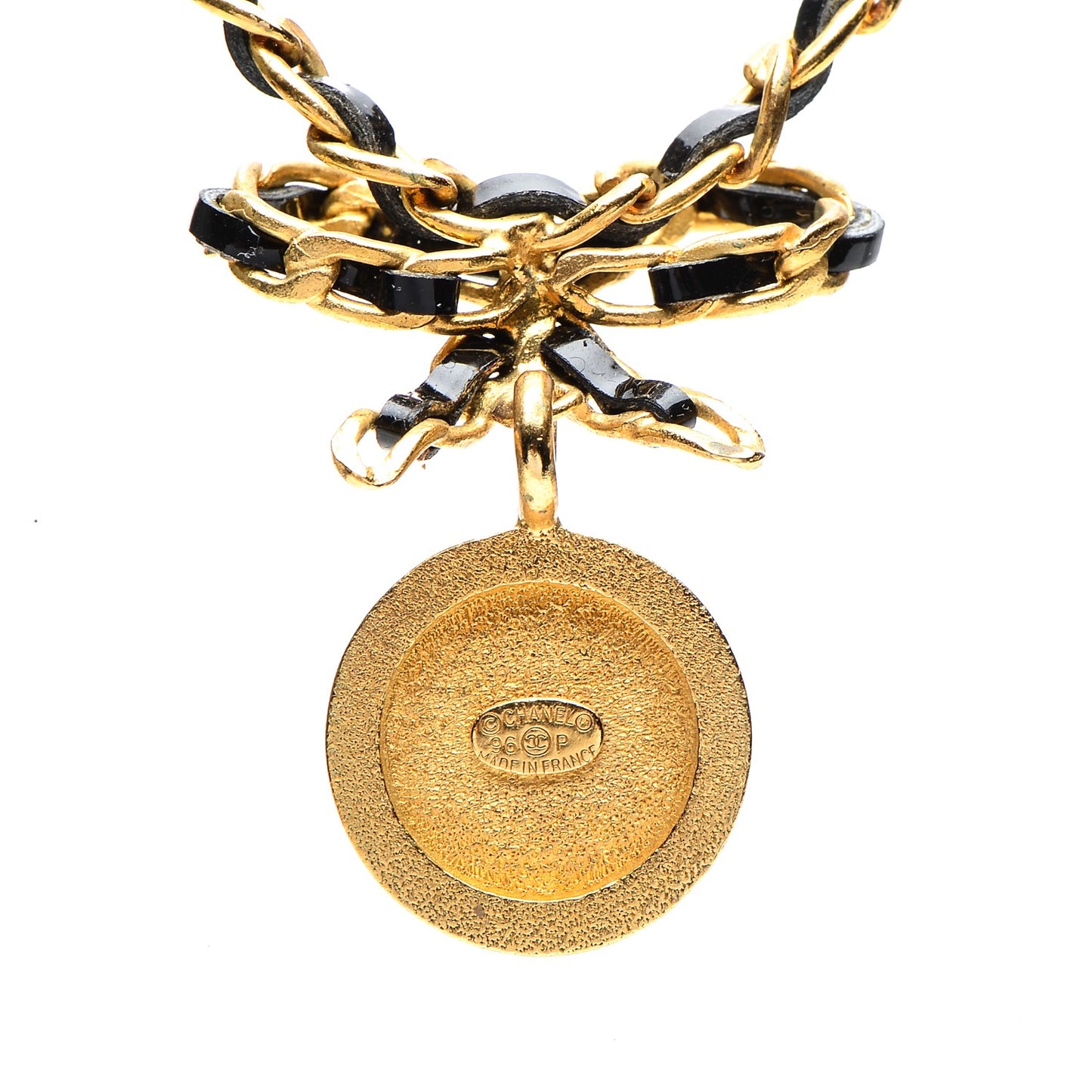 Medallion Choker Chain Necklace Gold