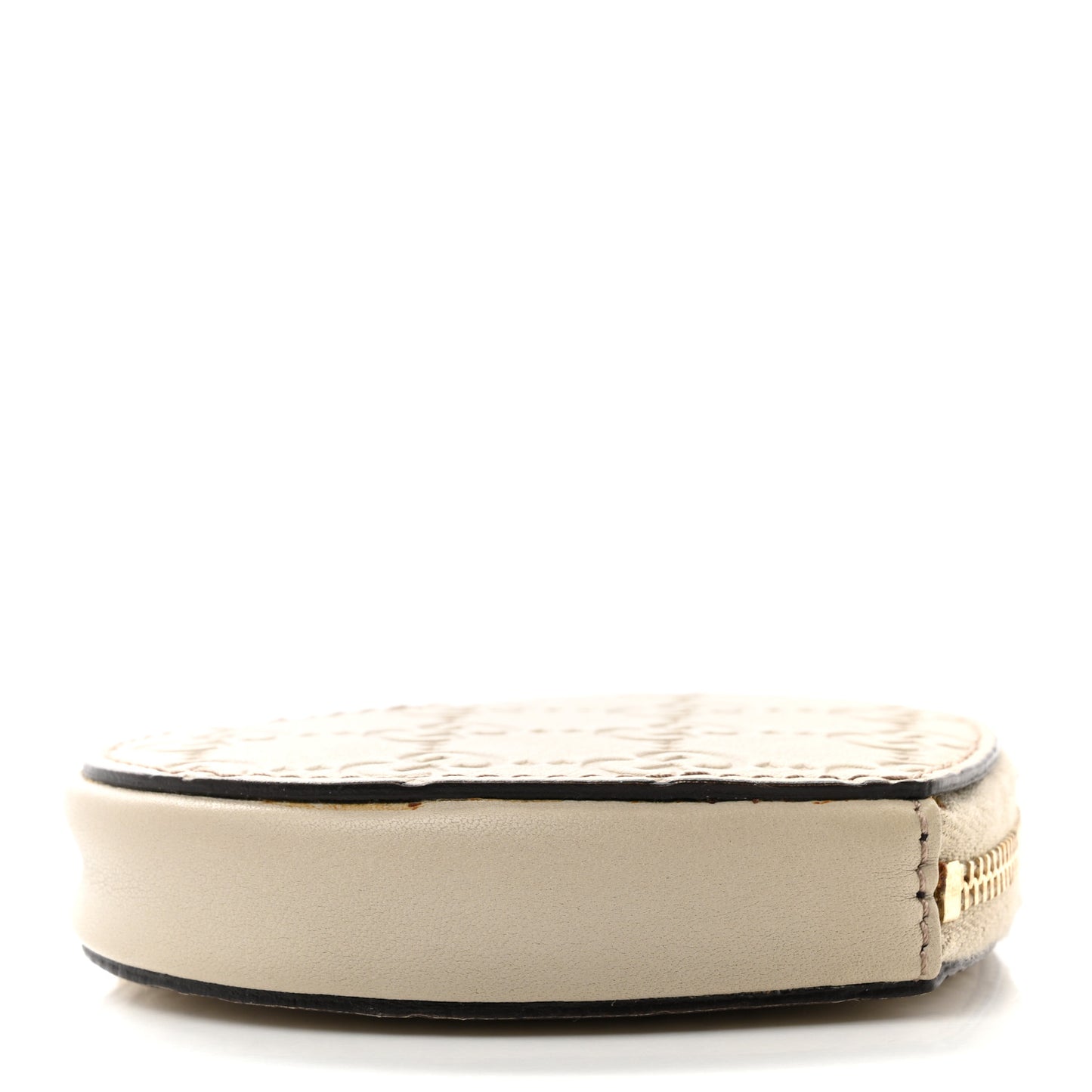 Guccissima Heart Coin Purse White
