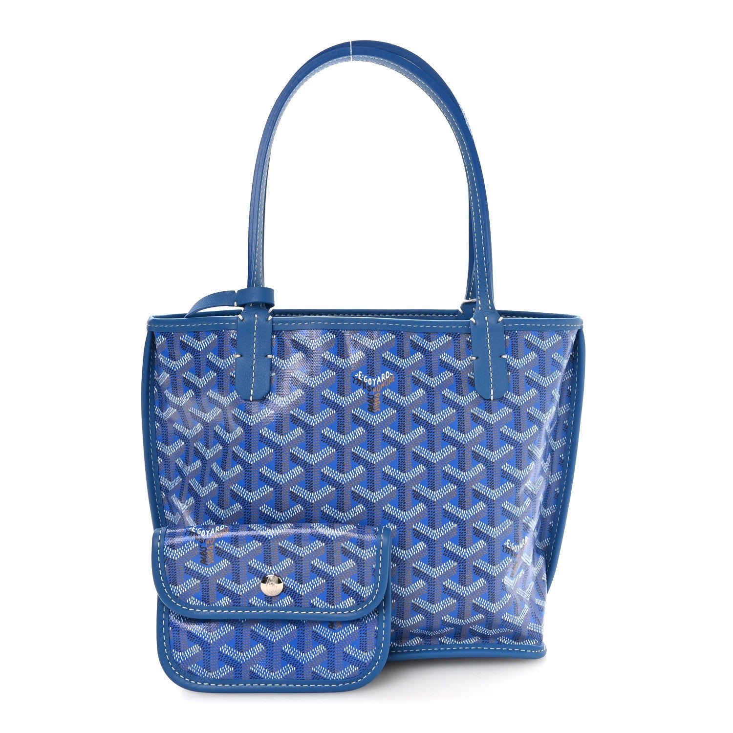 Goyard Goyardine Reversible Mini Anjou Sky Blue Sky Blue 3 of 18