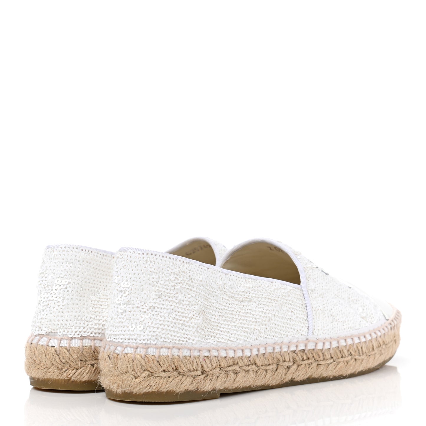 Patent Sequin CC Espadrilles 40 White