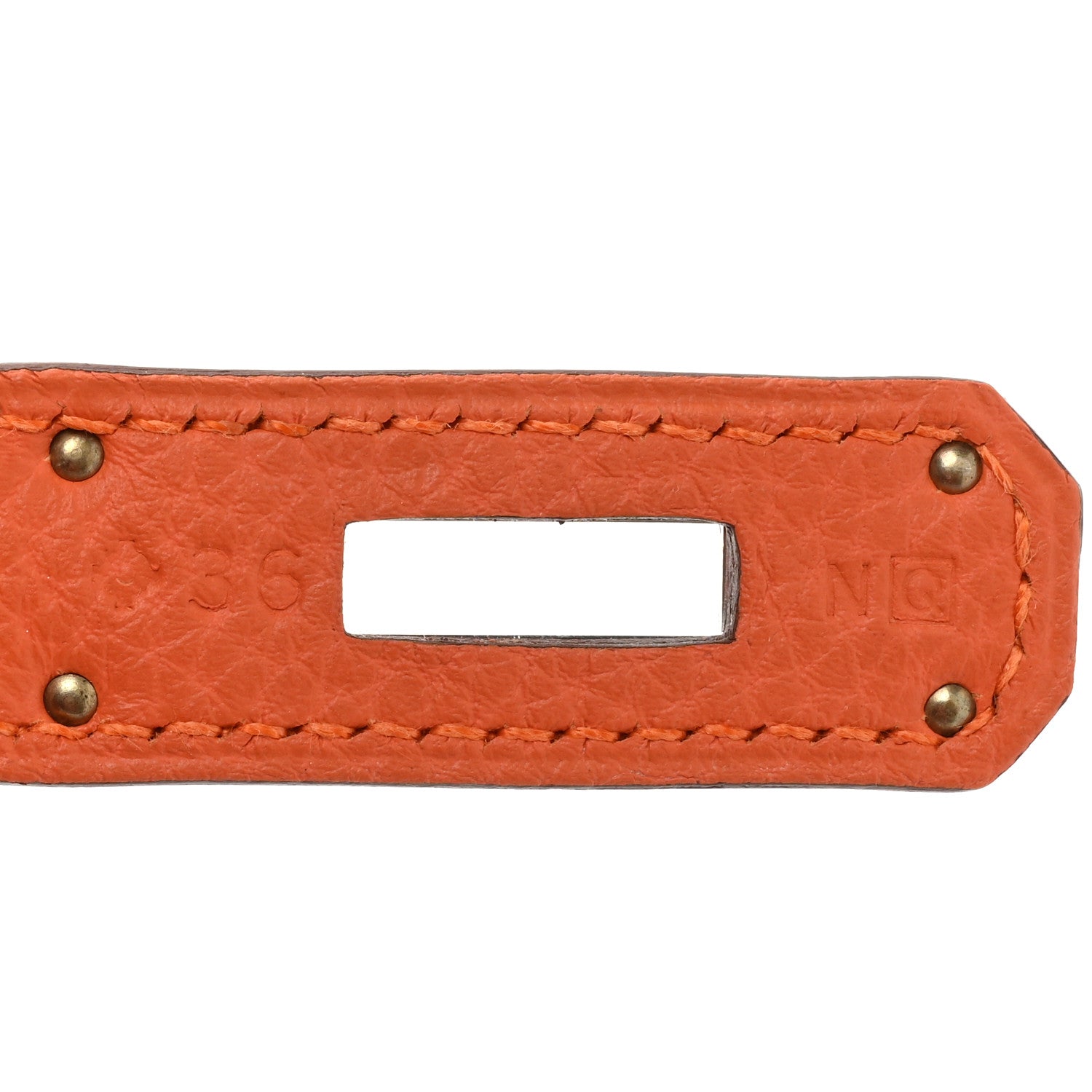 Hermes Togo Kelly Retourne 35 Orange 7 of 18