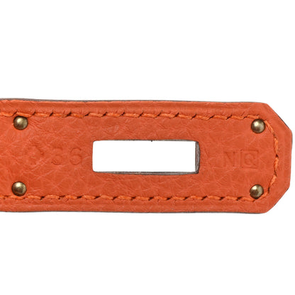Hermes Togo Kelly Retourne 35 Orange 7 of 18