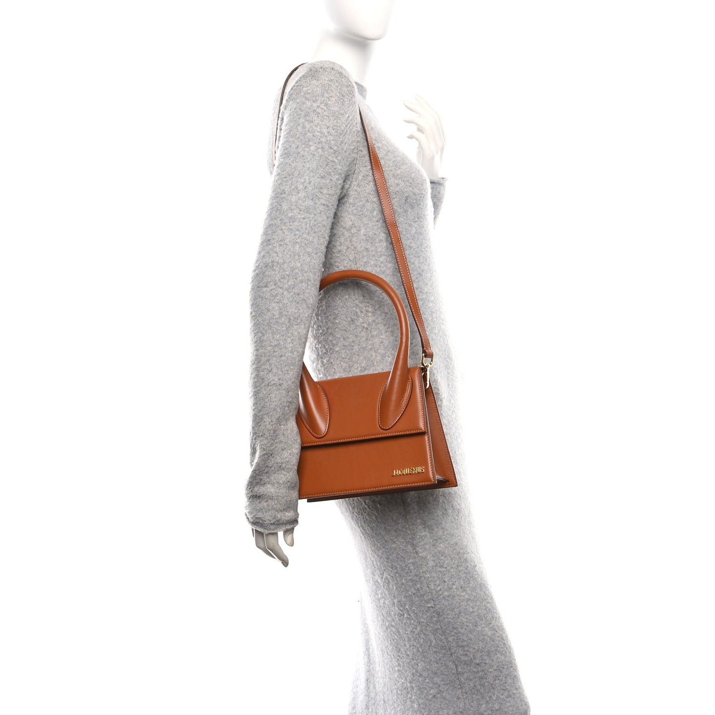 Smooth Calfskin Le Grand Chiquito Light Brown