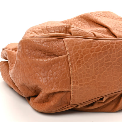 Fendi Crinkled Lambskin Mia Tote Camel 10 of 11