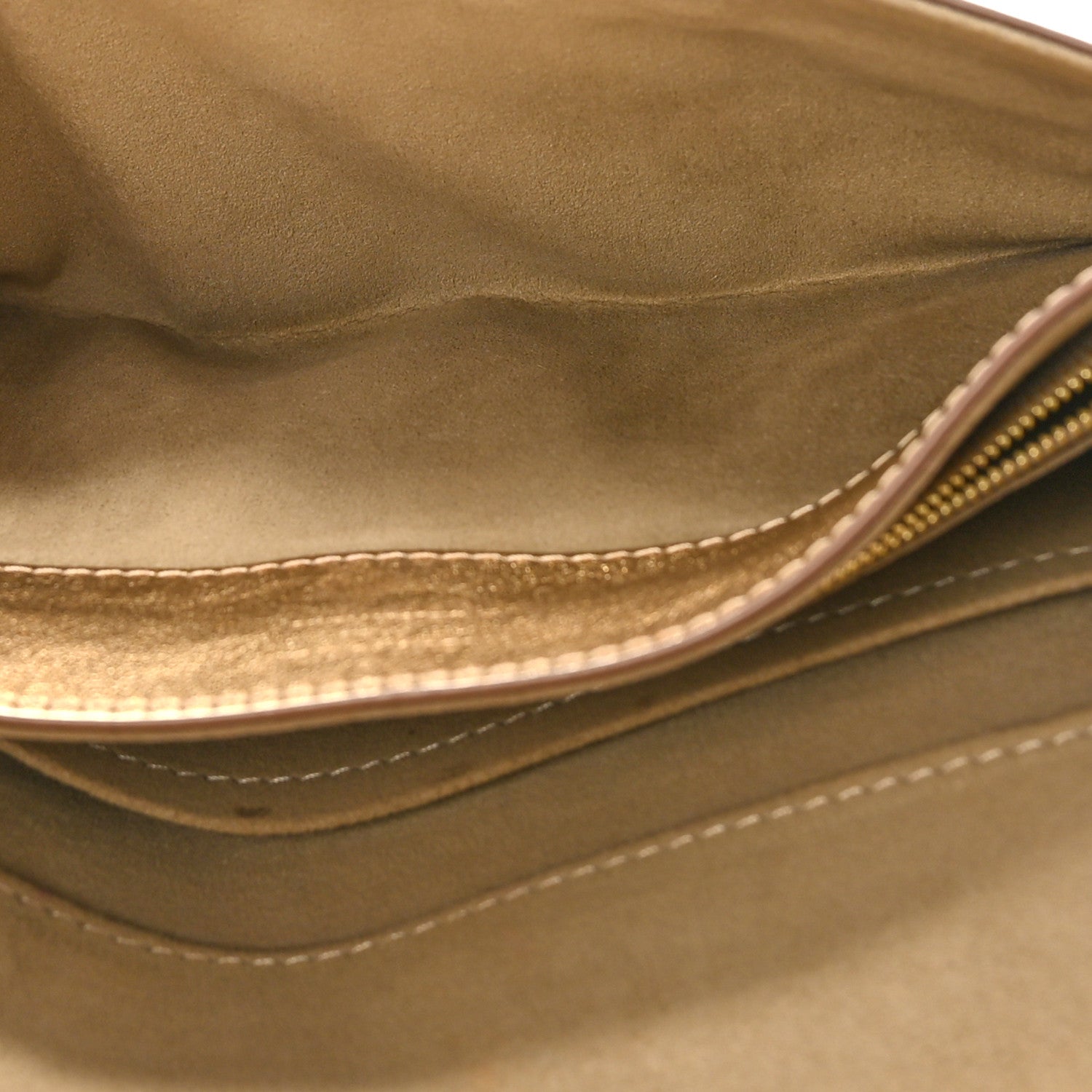 Louis Vuitton Calfskin Neo Sobe Louise EW Clutch Gold 6 of 10