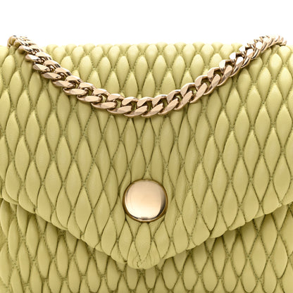 Proenza Schouler Lambskin Quilted PS Harris Small Shoulder Bag Pale Green 8 of 8