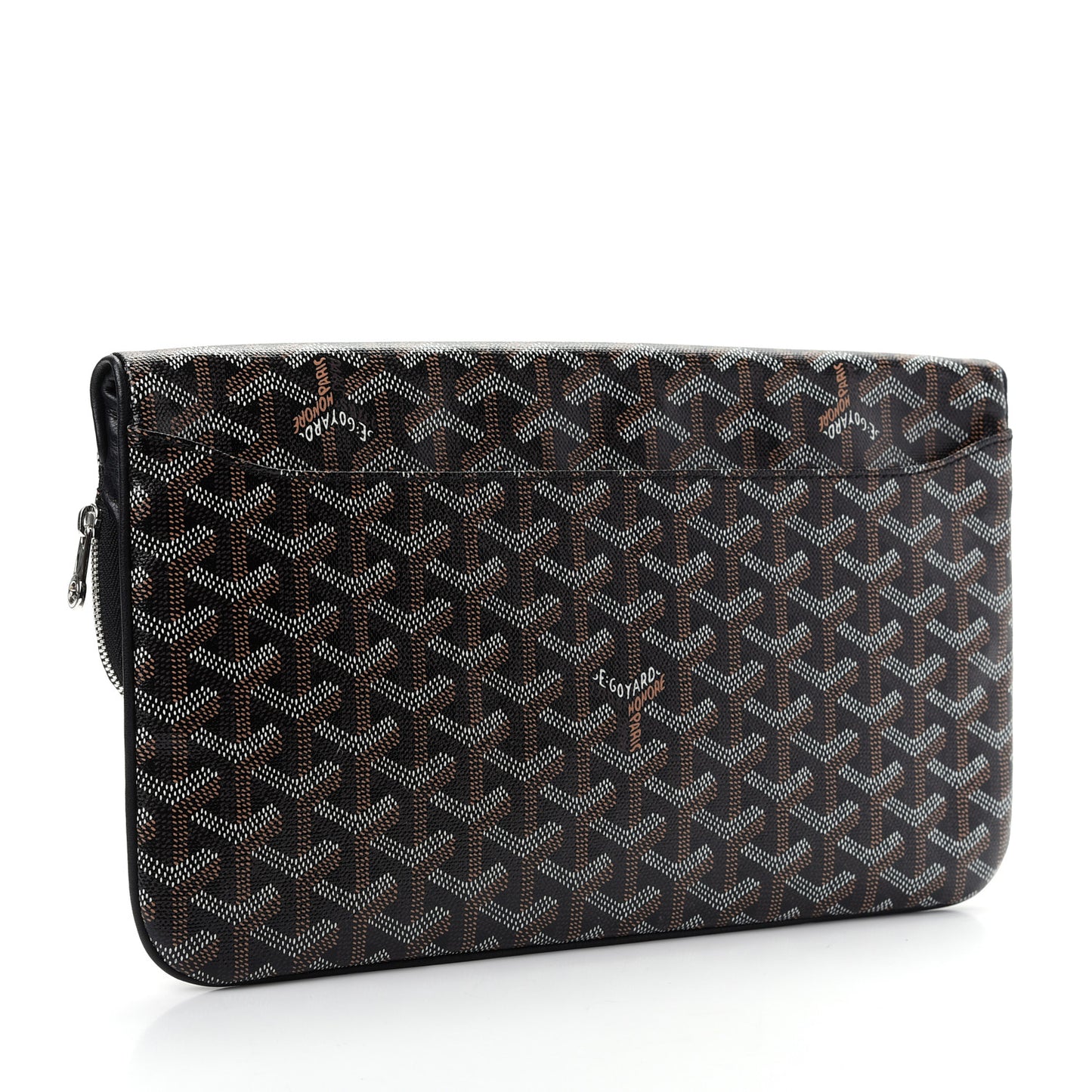 Goyardine Sainte Marie Soft Clutch Black