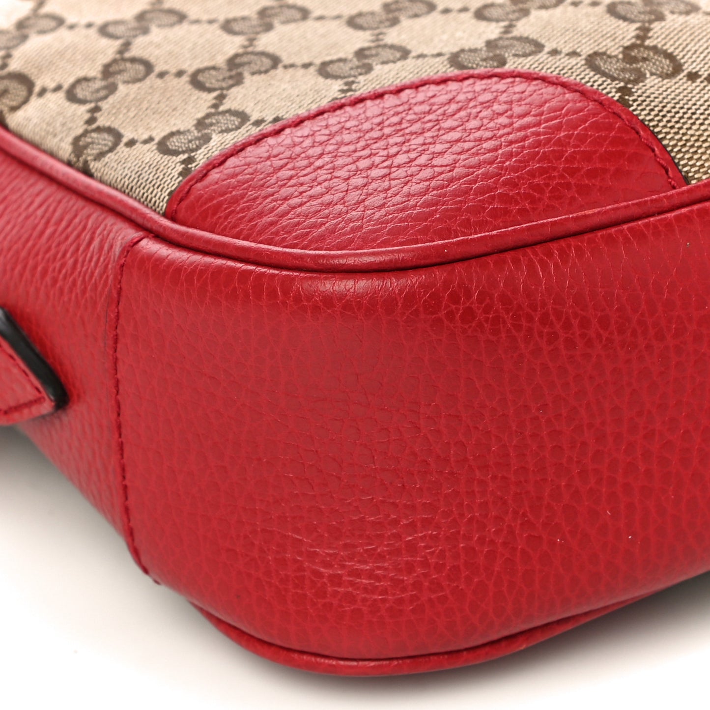 Monogram Mini Bree Messenger Bag Red