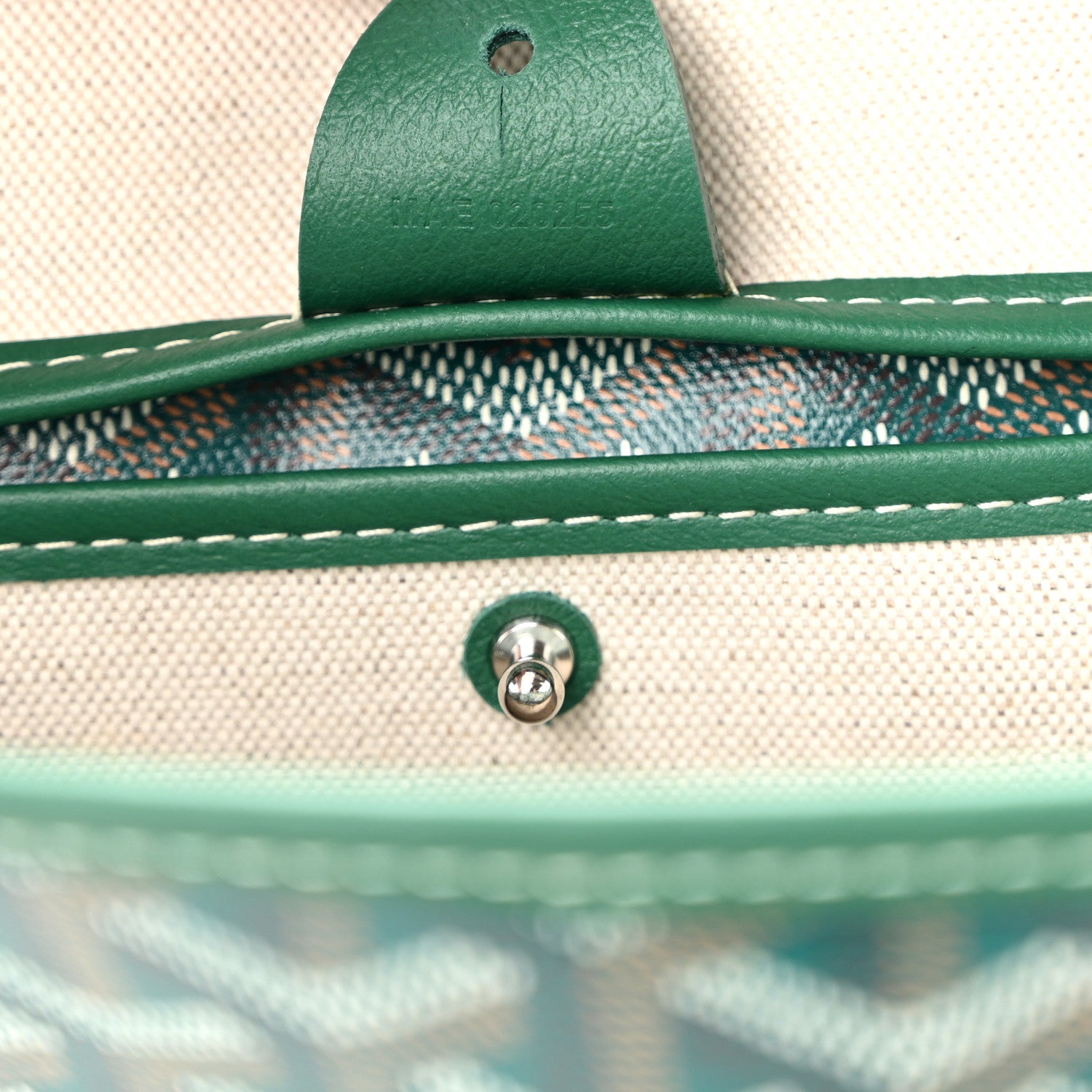 Goyard Goyardine Artois PM Green 6 of 9