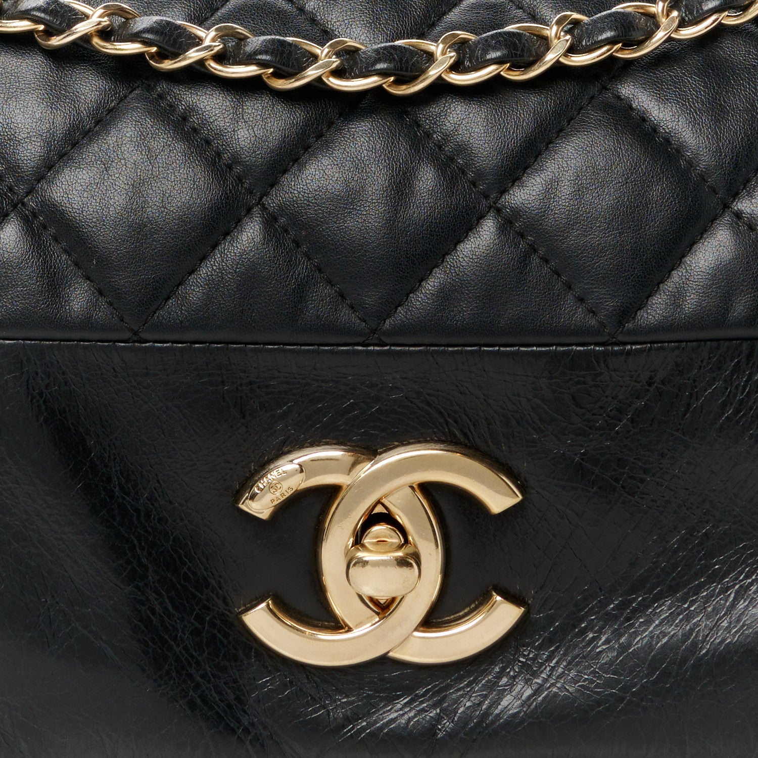 Chanel Calfskin Quilted Jumbo Soft Elegance Flap Black 11 of 13