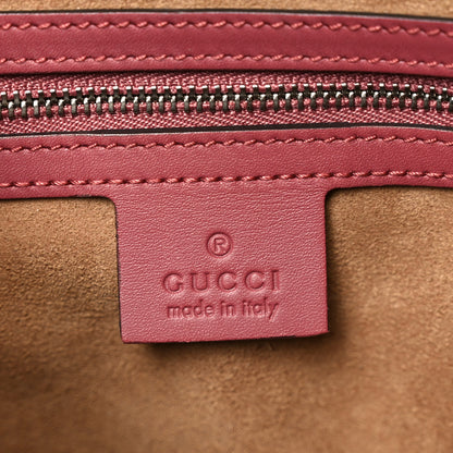 Gucci GG Supreme Monogram Blooms Medium Boston Beige Multicolor Dry Rose 6 of 11
