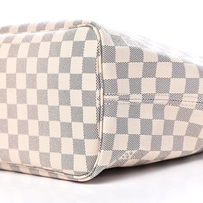 Louis Vuitton Damier Azur Neo Neverfull MM Rose Ballerine 11 of 13
