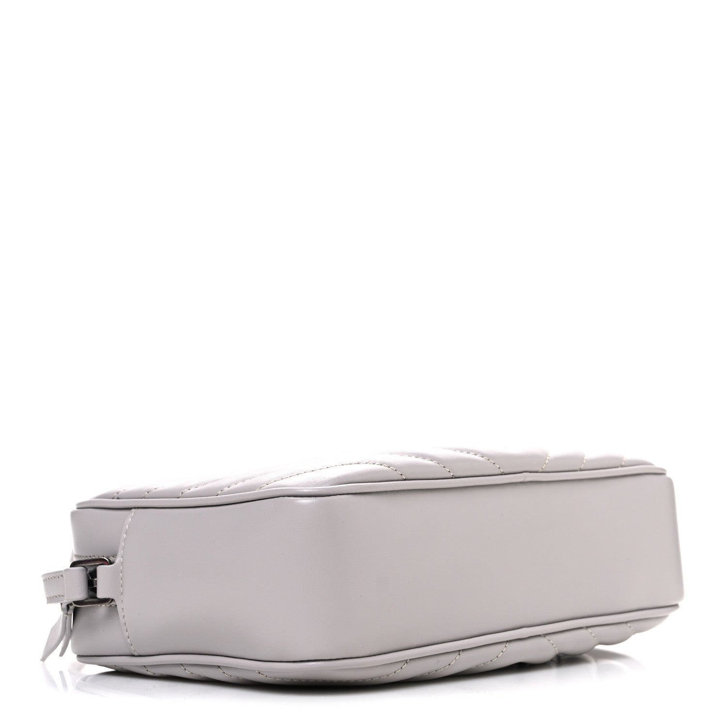 Saint Laurent Calfskin Matelasse Monogram Lou Camera Bag Granite 4 of 11