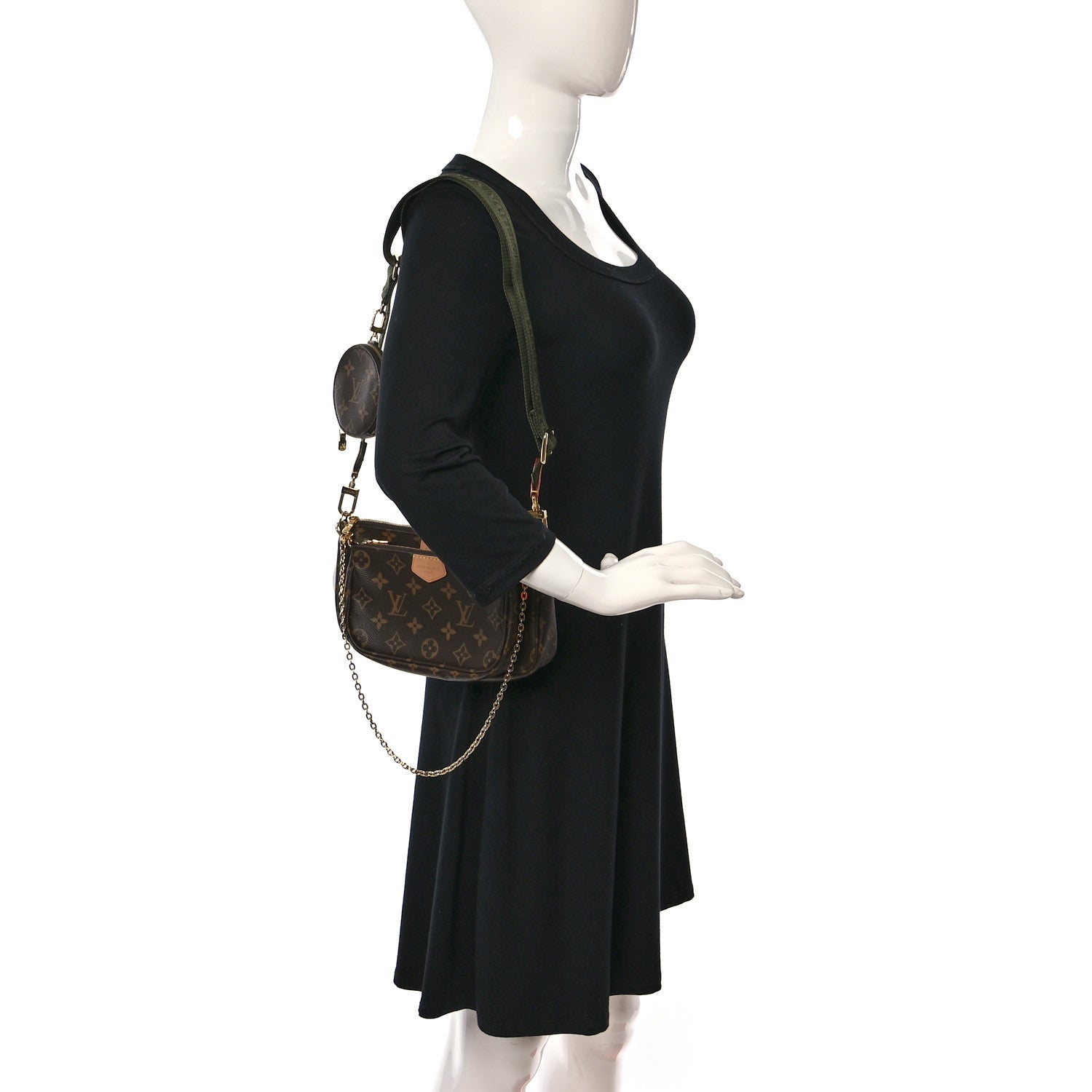 Louis Vuitton Monogram Multi Pochette Accessories Kaki 2 of 13