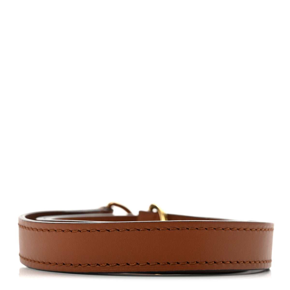 Louis Vuitton Calfskin Shoulder Strap Brown 2 of 4