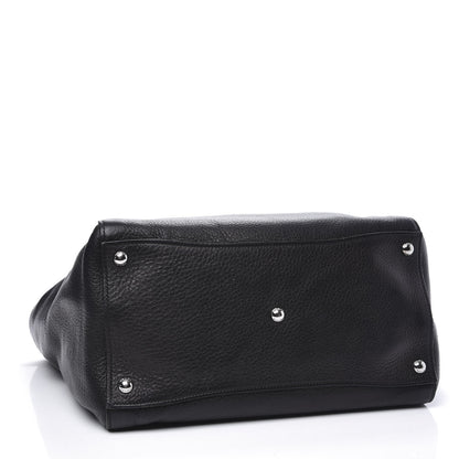Prada Vitello Daino Twin Pocket Tote Black 3 of 13