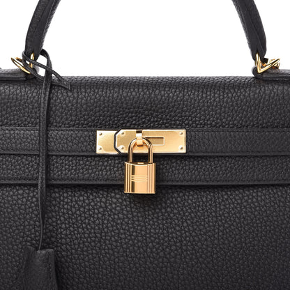 Hermes Togo Kelly Retourne 32 Black 10 of 11