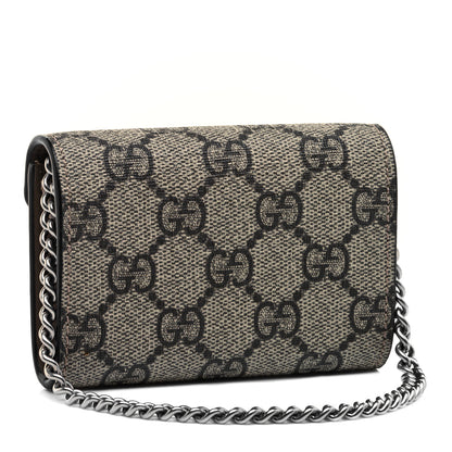 Gucci GG Supreme Monogram Dionysus Coin Purse Taupe 3 of 10