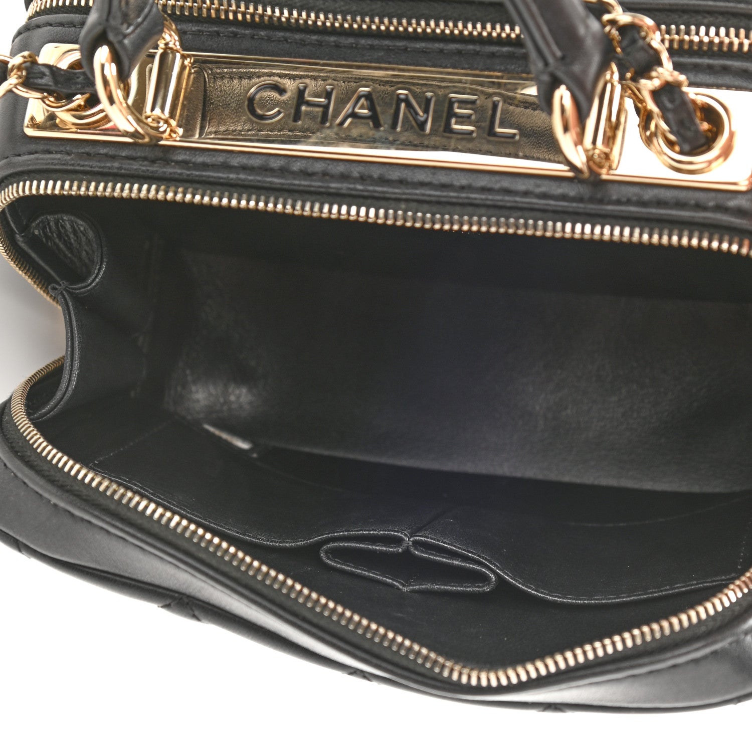 Chanel Lambskin Quilted Small Trendy CC Bowling Bag Black 4 of 10