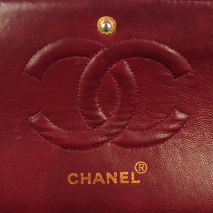 Chanel Lambskin Quilted Medium Double Flap Black 8 of 11