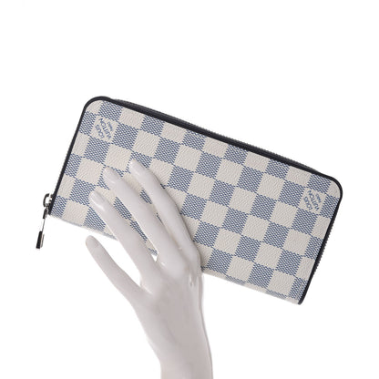 Louis Vuitton Damier Coastline Zippy Vertical Wallet 2 of 7