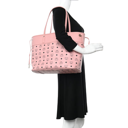 MCM Visetos Aren Tote Soft Pink 2 of 12