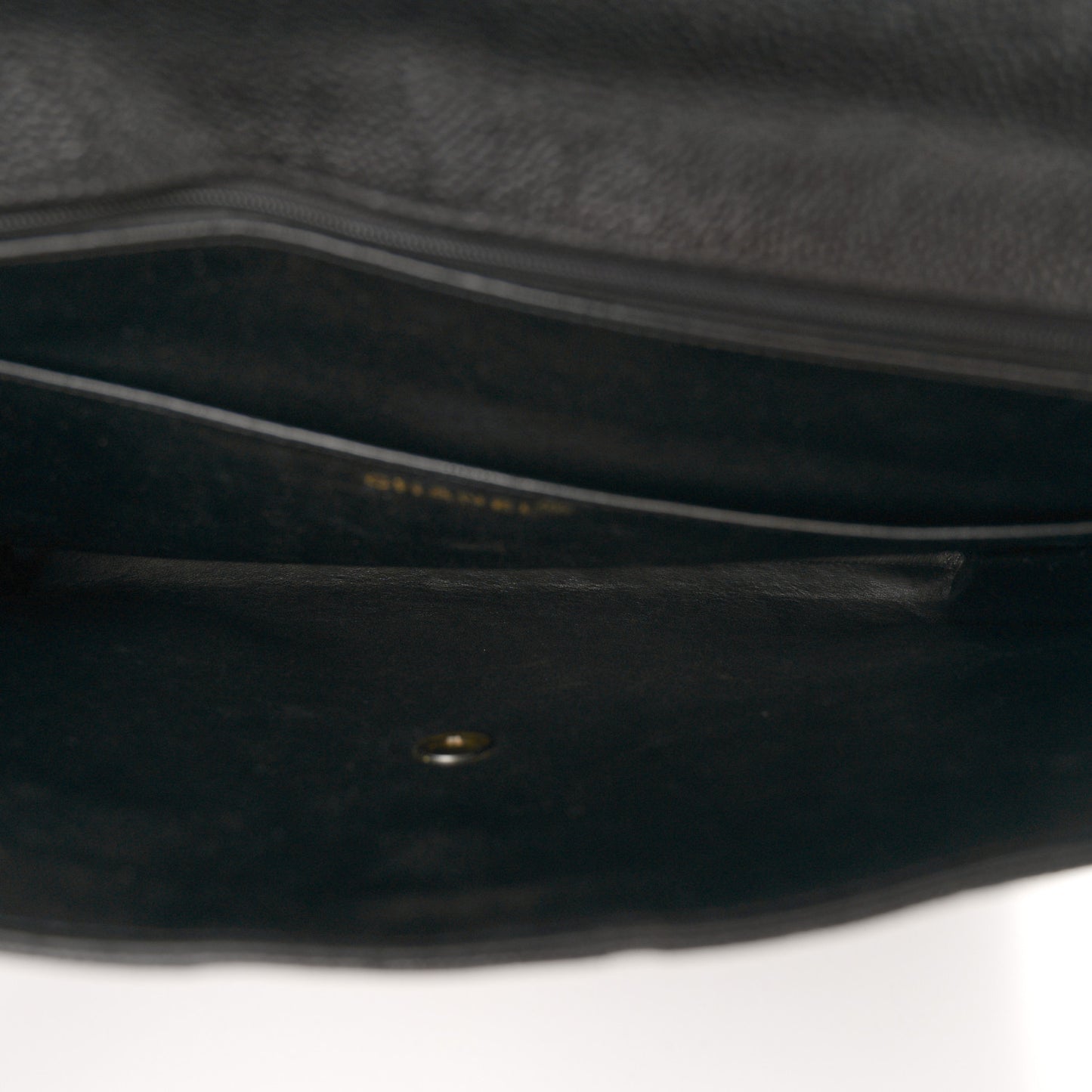 Caviar Quilted Briefcase Laptop Bag Black