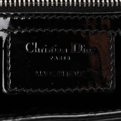 Christian Dior Patent Cannage Large Lady Dior Black 6 of 10