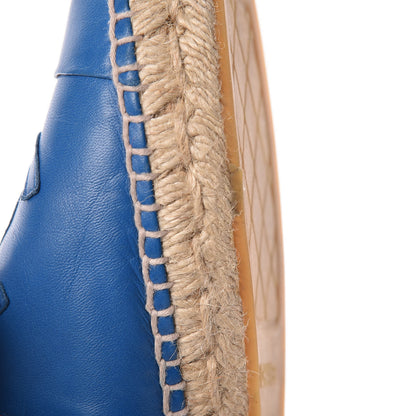 Chanel Lambskin CC Espadrilles 40 Blue 13 of 13
