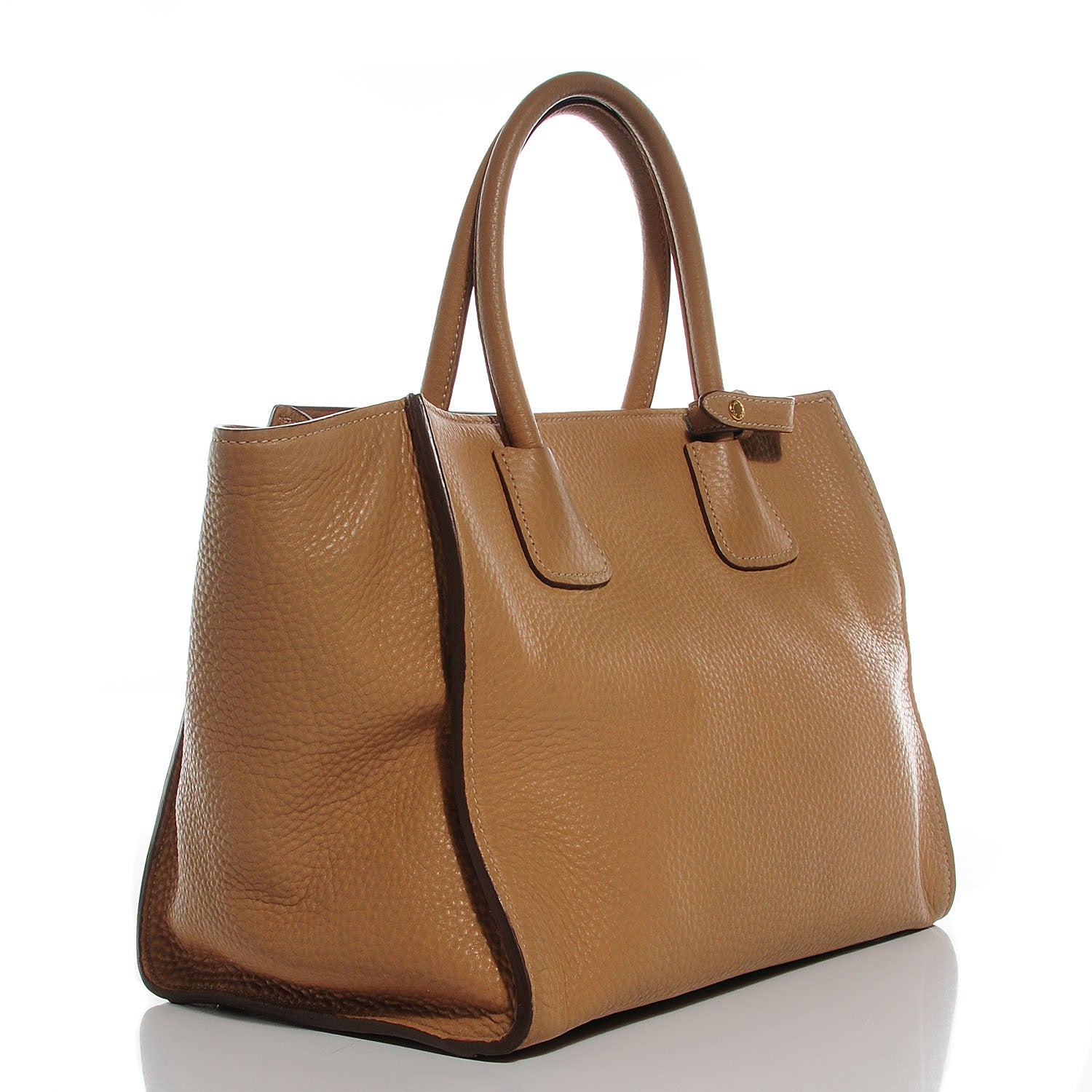 Prada Vitello Daino Shopping Tote Sughero 3 of 11