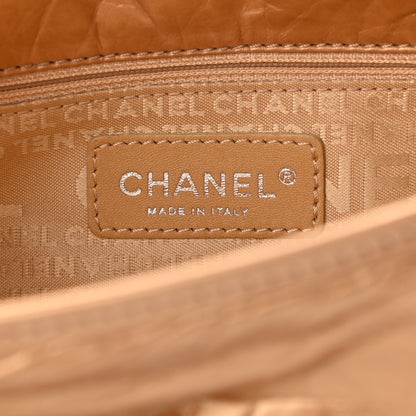 Chanel Aged Calfskin Quilted Vintage Ligne Messenger Flap Gold 6 of 11