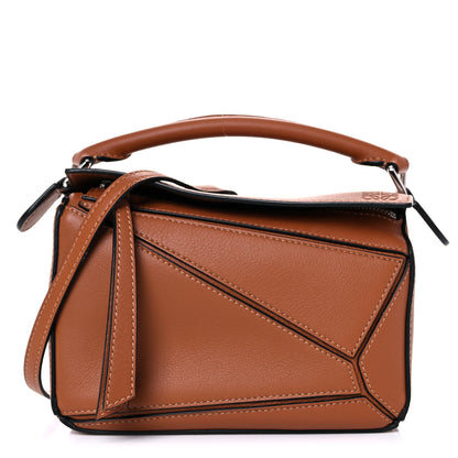 Loewe Calfskin Mini Puzzle Bag Tan 1 of 12