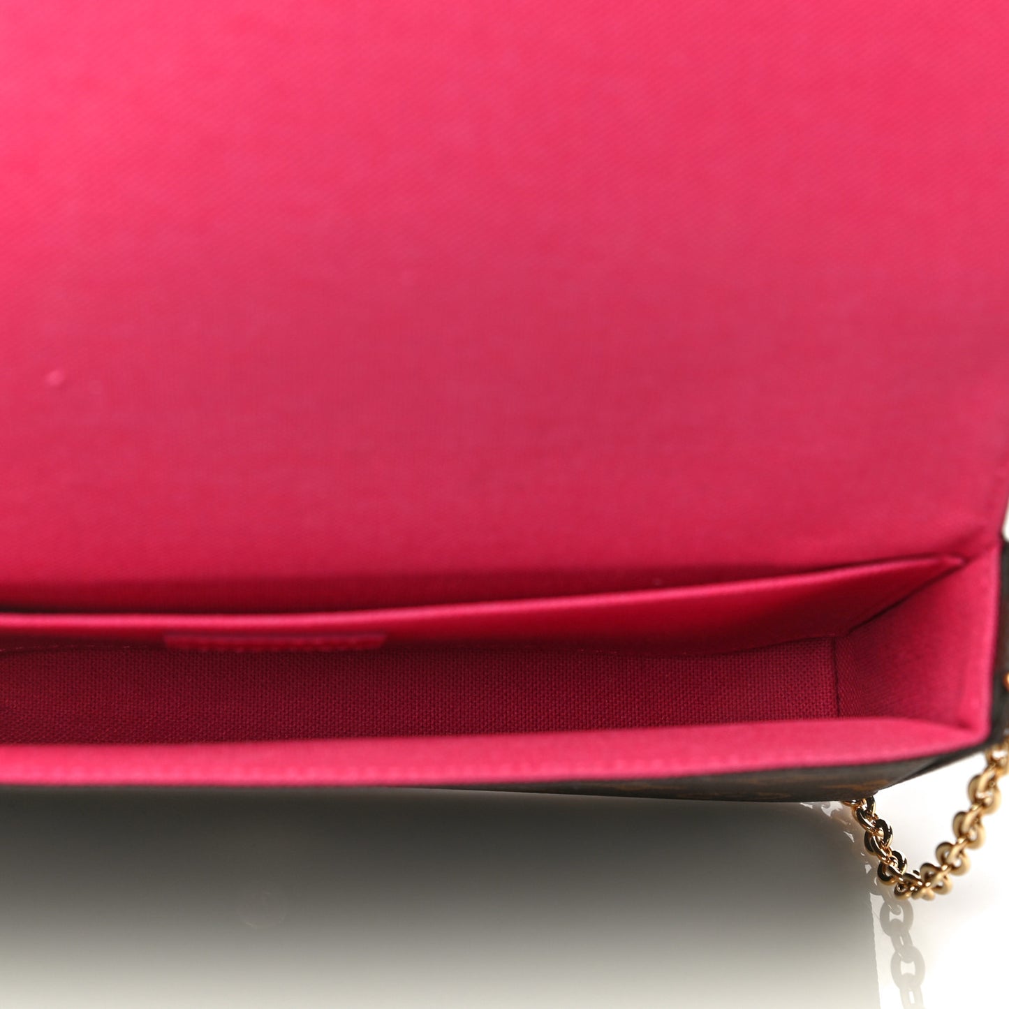Monogram 2021 Christmas Animation Hollywood Pochette Felicie Chain Wallet Fuchsia