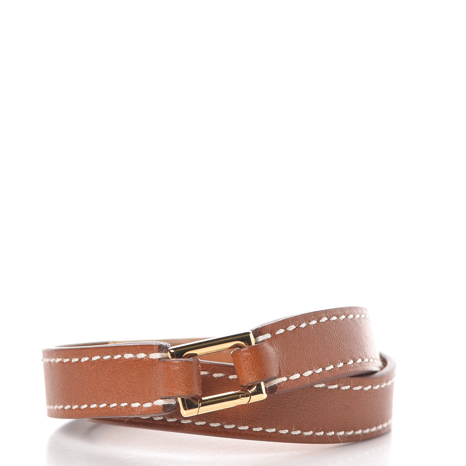 Hermes Barenia Rivale Double Tour Bracelet S Fauve 3 of 6