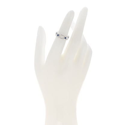 Tiffany Platinum Blue Sapphire Elsa Peretti Color by the Yard Ring 49 4.75 2 of 4