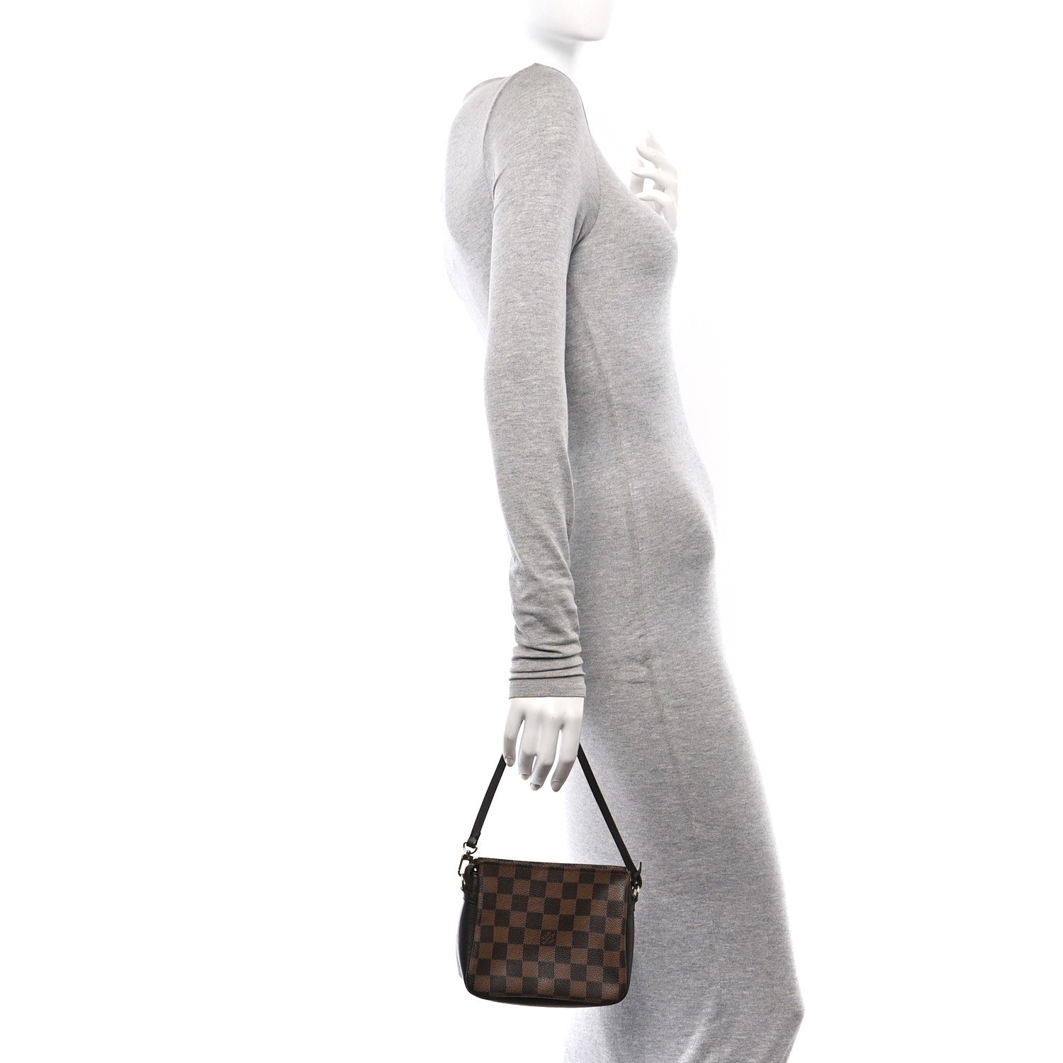 Louis Vuitton Damier Ebene Trousse Make Up Bag Pochette 2 of 10