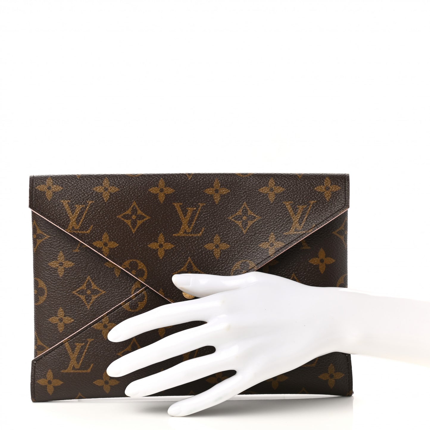 Monogram Large Kirigami Pochette Insert Rose Ballerine
