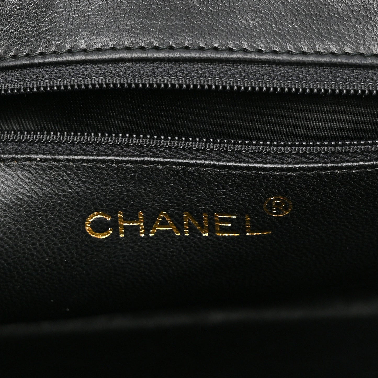 Lambskin Quilted CC Flap Black