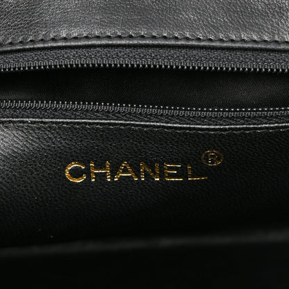 Chanel Lambskin Quilted CC Flap Black 6 of 12