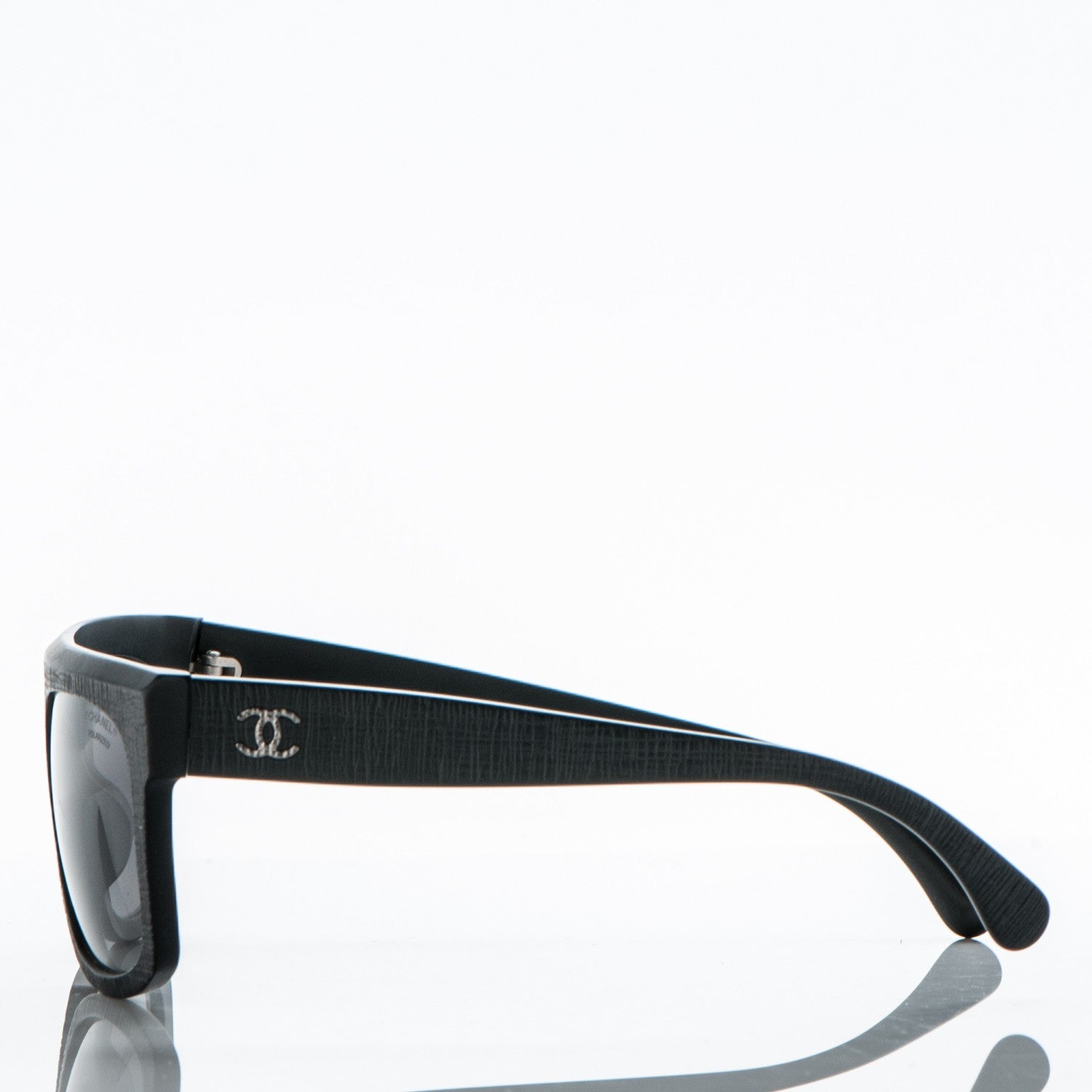 Chanel Polarized CC Sunglasses 5333-A Matte Black 2 of 6