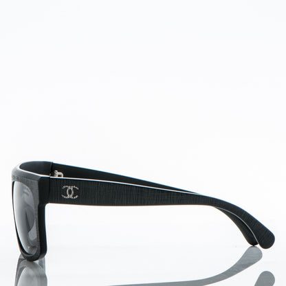 Chanel Polarized CC Sunglasses 5333-A Matte Black 2 of 6
