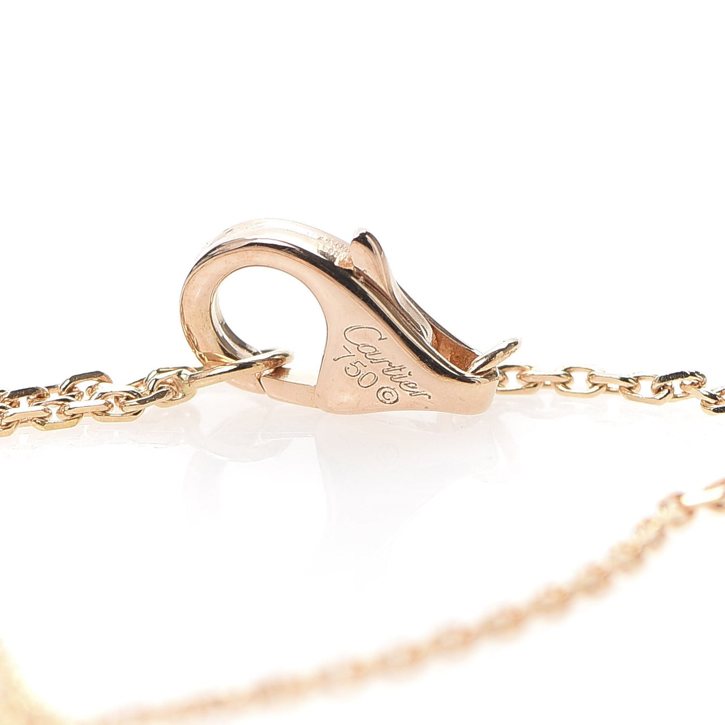 18K Pink Yellow White Gold Trinity Bracelet