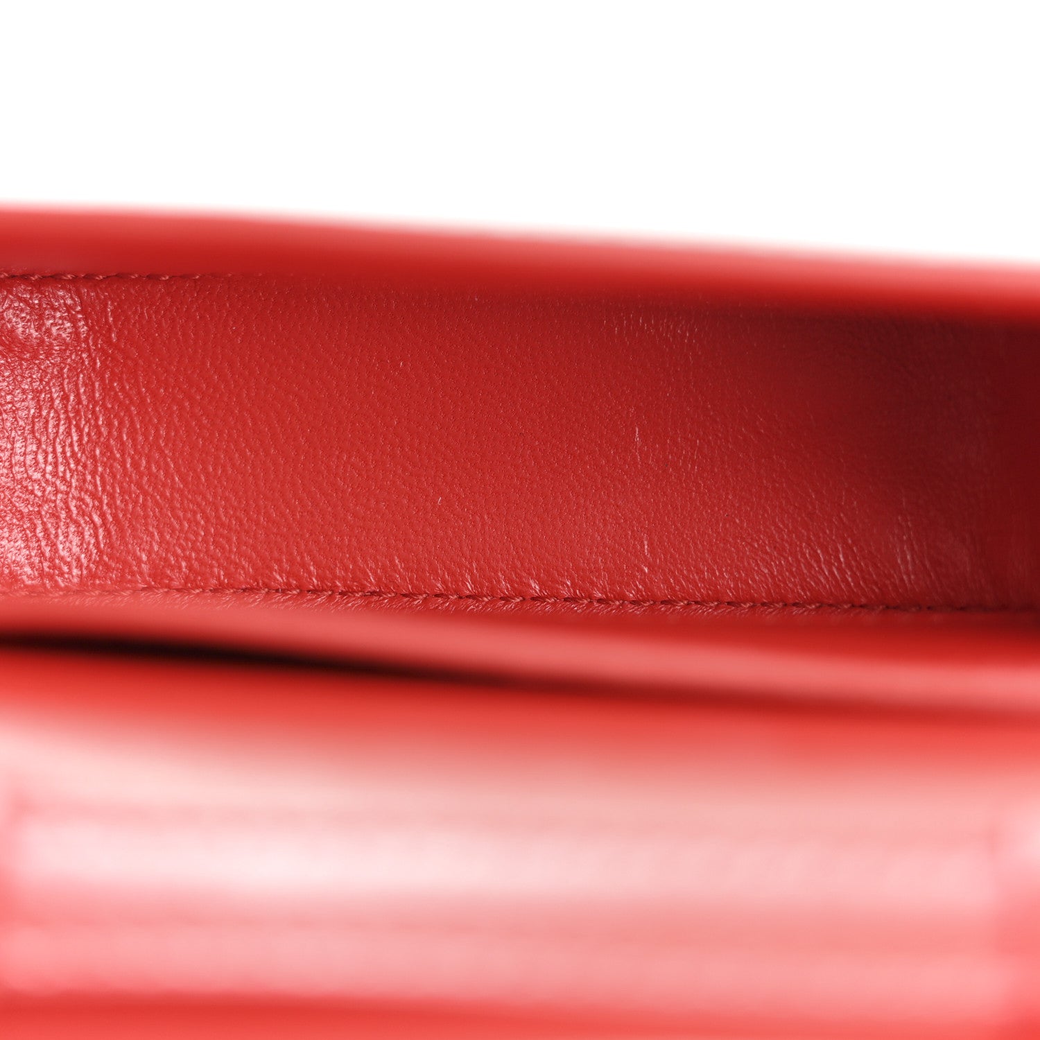 Salvatore Ferragamo Dappled Calfskin XS Fiamma Crossbody Flame Red 5 of 11