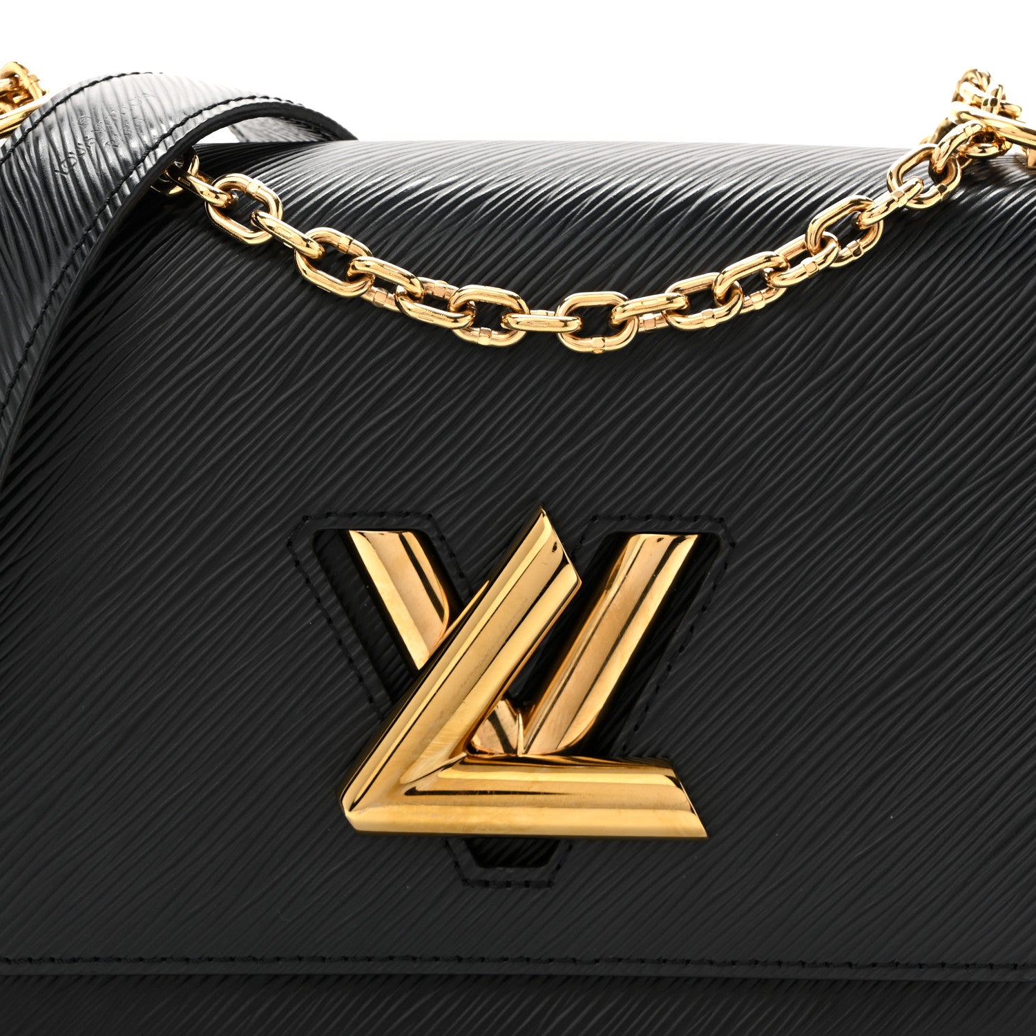 Louis Vuitton Epi Twist Shoulder Bag MM Black 8 of 12