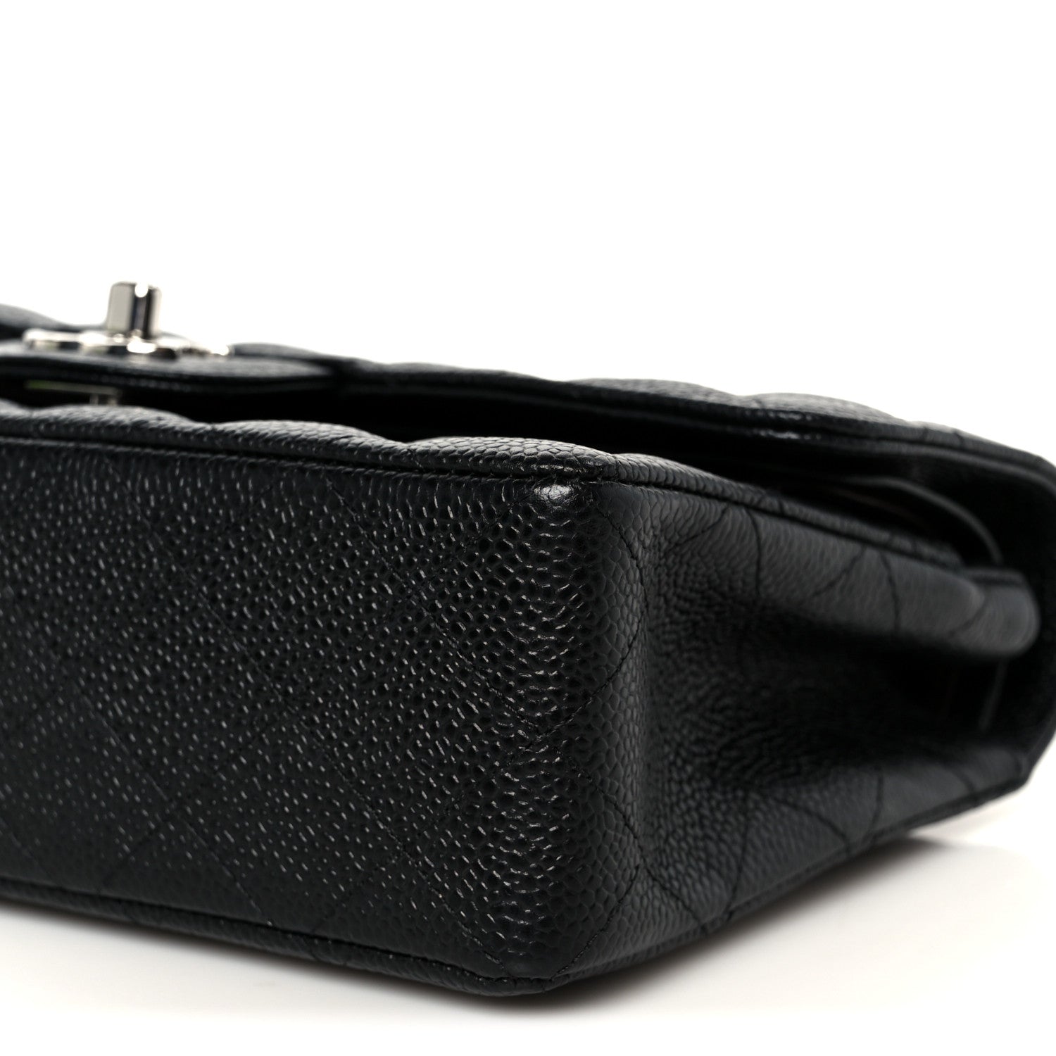Chanel Caviar Quilted Small Double Flap Black 11 of 12