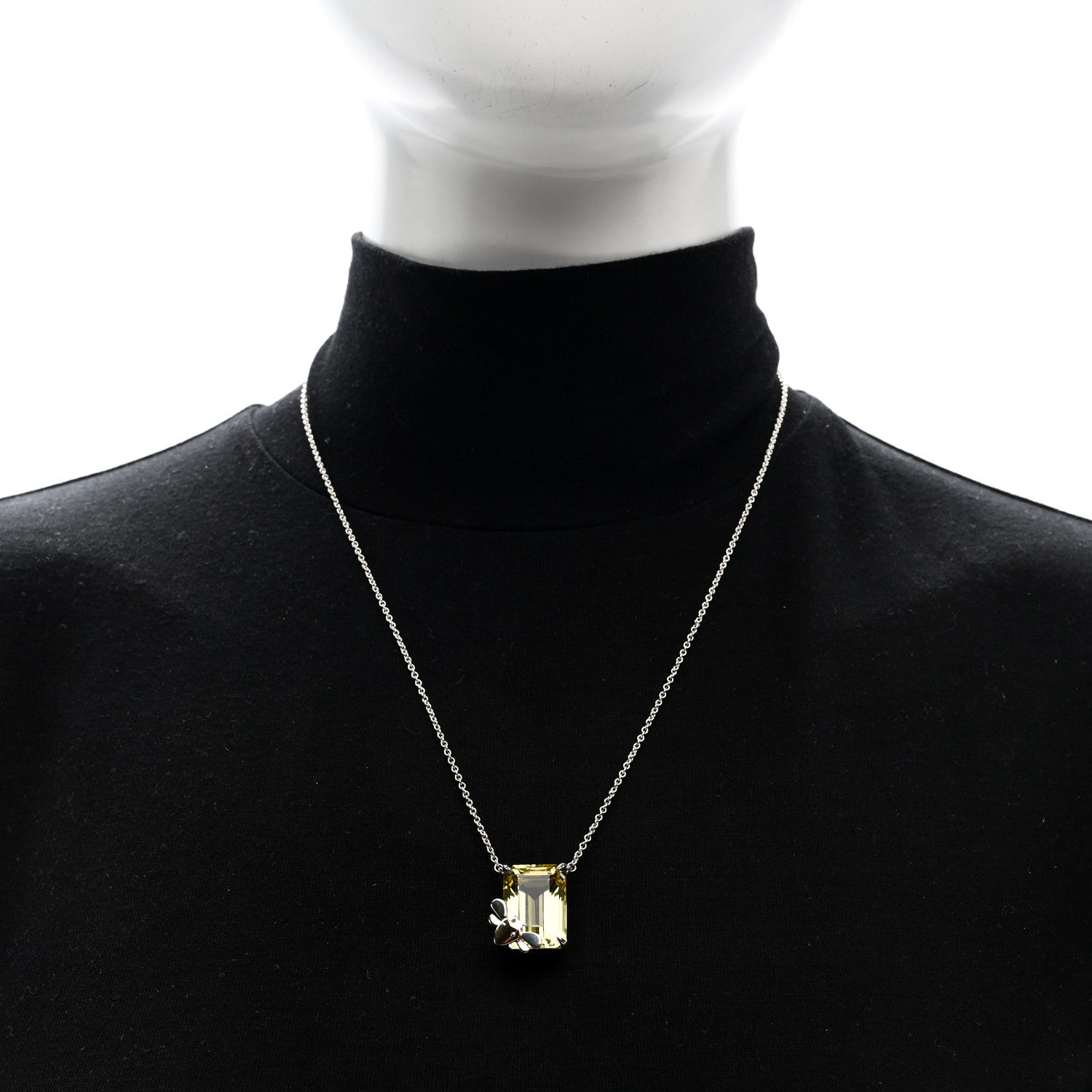 Tiffany Sterling Silver 18K Rose Gold Yellow Quartz Return to Tiffany Love Bugs Ladybug Necklace 2 of 6