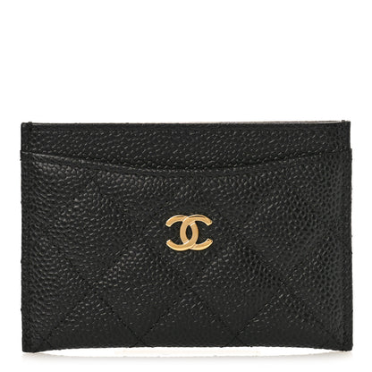 Chanel Caviar Quilted Card Holder Black 1 of 10