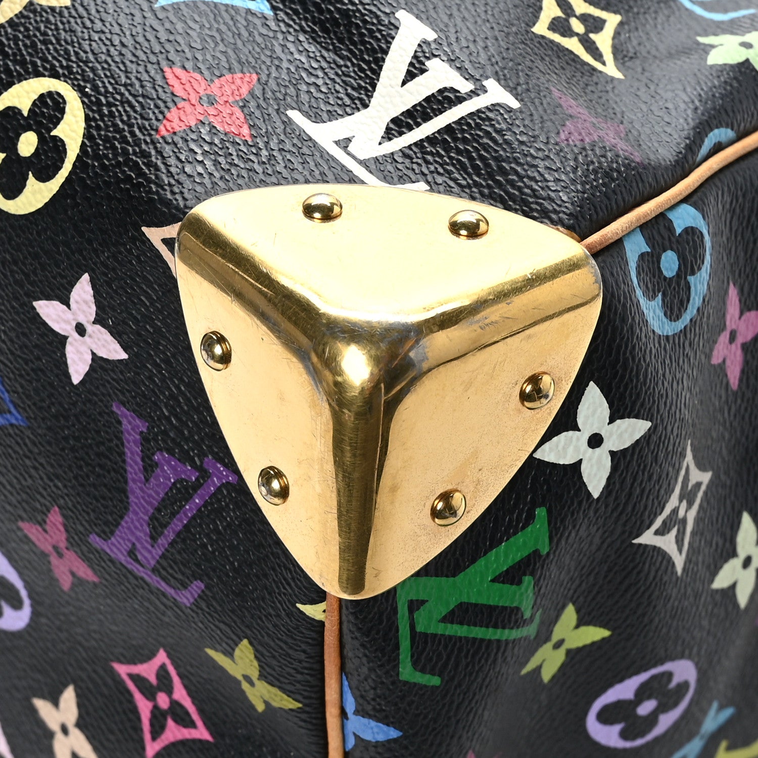 Louis Vuitton Monogram Multicolor Speedy 30 Black 8 of 10